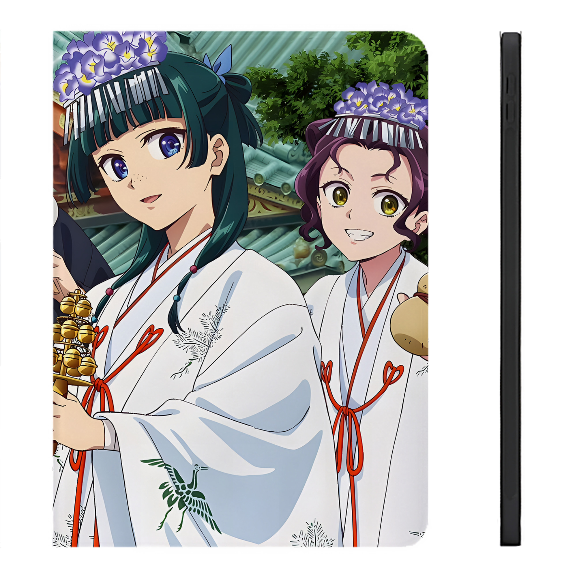 （画像用） 薬屋のひとりごと The Apothecary Diaries IPadケース ペンホルダー付き ブックスタイルデザイン